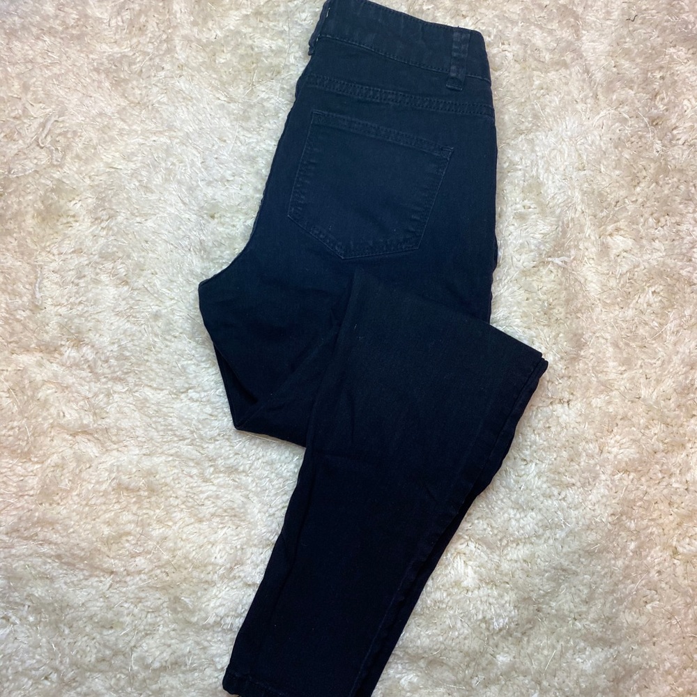Denim&Co Black Skinny Jean-Size 0
